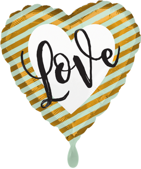 Gestreiftes Herz - Balloon (606x876)