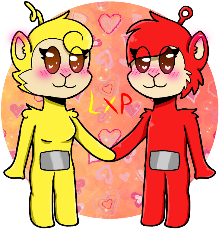 Child Laa Laa And Po By Oliviatheangelfox - Po X Laa Laa (999x800)