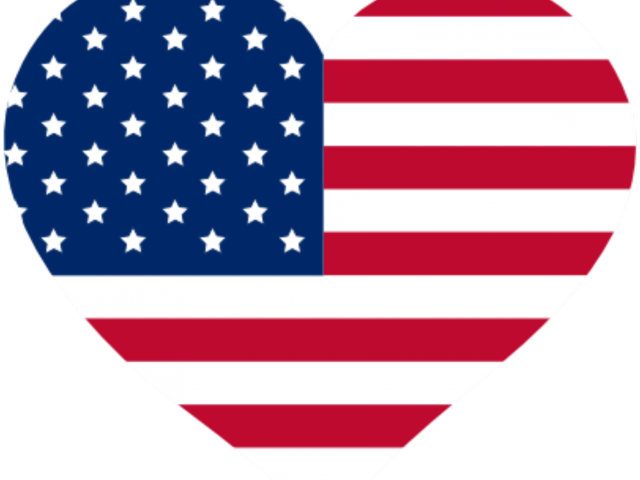 Life Clipart Military Family - American Flag Heart Svg (640x480)