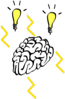 420 X 420 3 - Brain Clip Art Black And White (420x420)