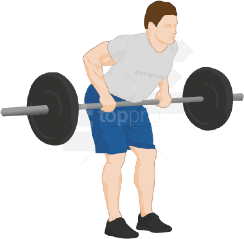 Free Png Download Bent Barbell Clipart Png Photo Png - Weight Row (850x836)