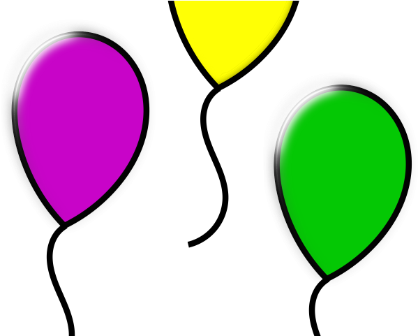 Small Clipart Ballon - Small Clipart Ballon (640x480)