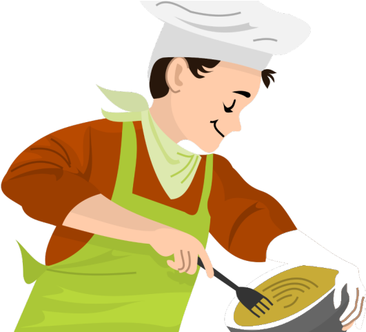 Medieval Clipart Cook - Chef Cooking Hd Png (640x480)