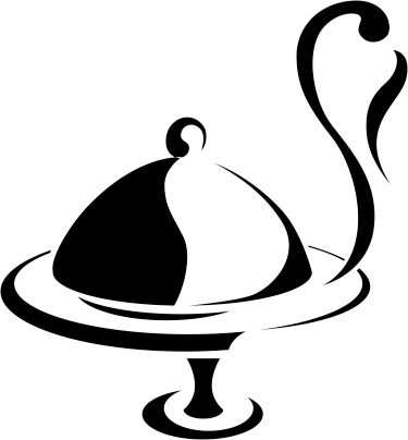 Mezcla Con La Carne Las Frutas, El Plátano, El Acitrón, - Silueta De Mesero Png (375x404)