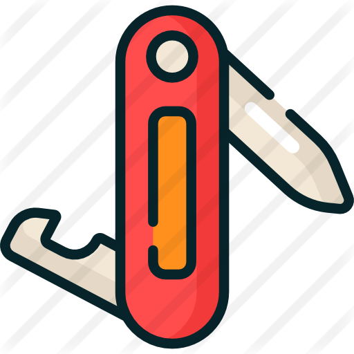 Swiss Army Knife Free Icon - Swiss Army Knife Free Icon (512x512)