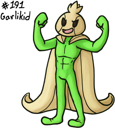 Gotta Popkas, Garlikid Believes Itself To Be A Savior - Pokemon Uranium Onionman (500x500)
