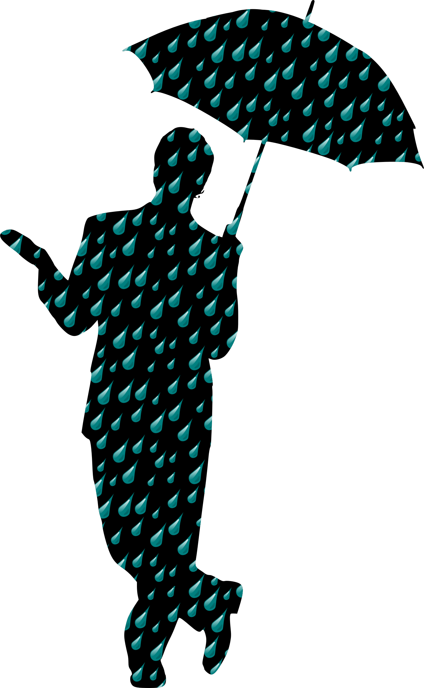 Big Image - Man Rain Umbrella Png (1480x2400)