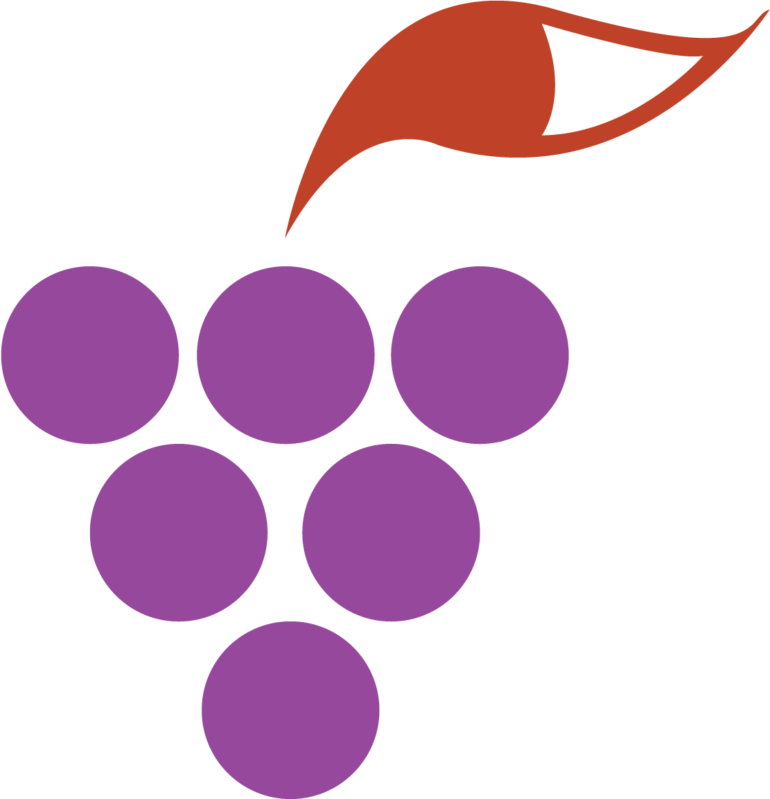 We're The Perfect Place To Begin And End Your Day - Wine Leaf Logo (1975x1181)