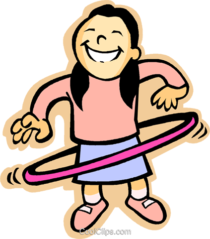 Moving Stickman Clipart Clipartix - Hula Hoop Clipart Png (423x480)