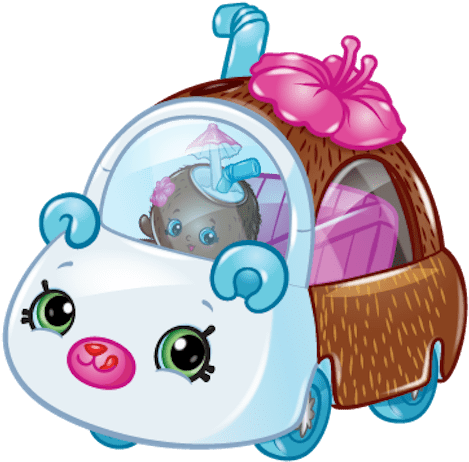Shopkins Cutie Cars Season 3 List Of Characters Coconut - Shopkins Cutie Cars Car (469x462)