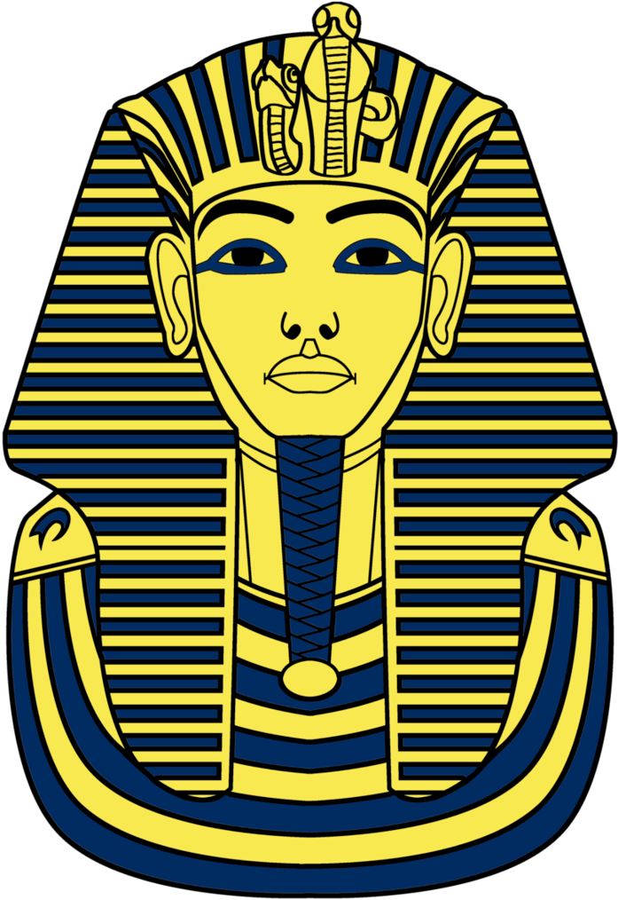 Egyptian Queen Clipart King Tut - Draw King Tut Mask (774x1032)