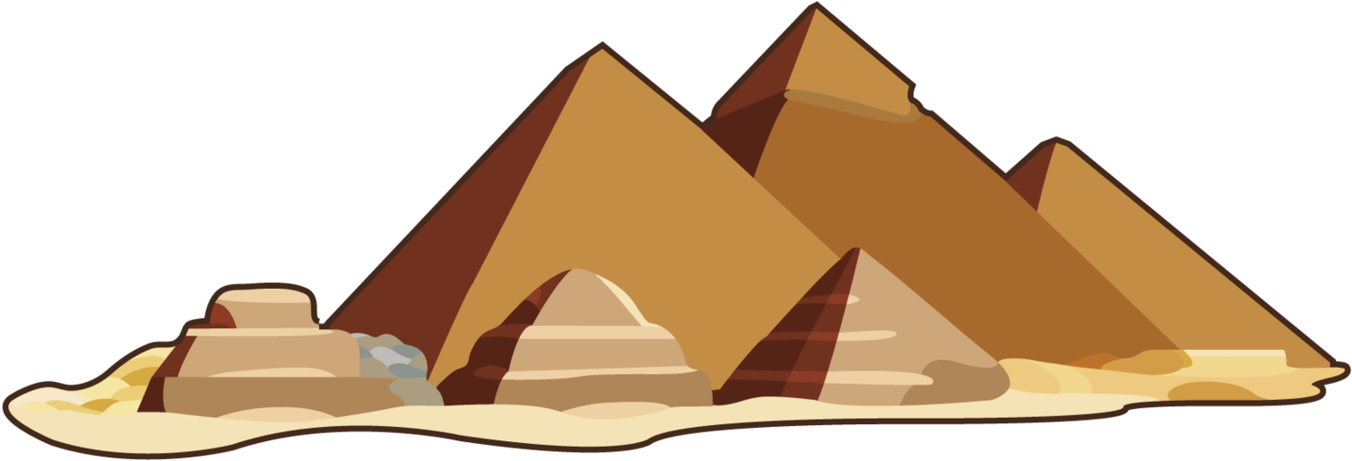 Pyramids Of Giza Png (1514x528)