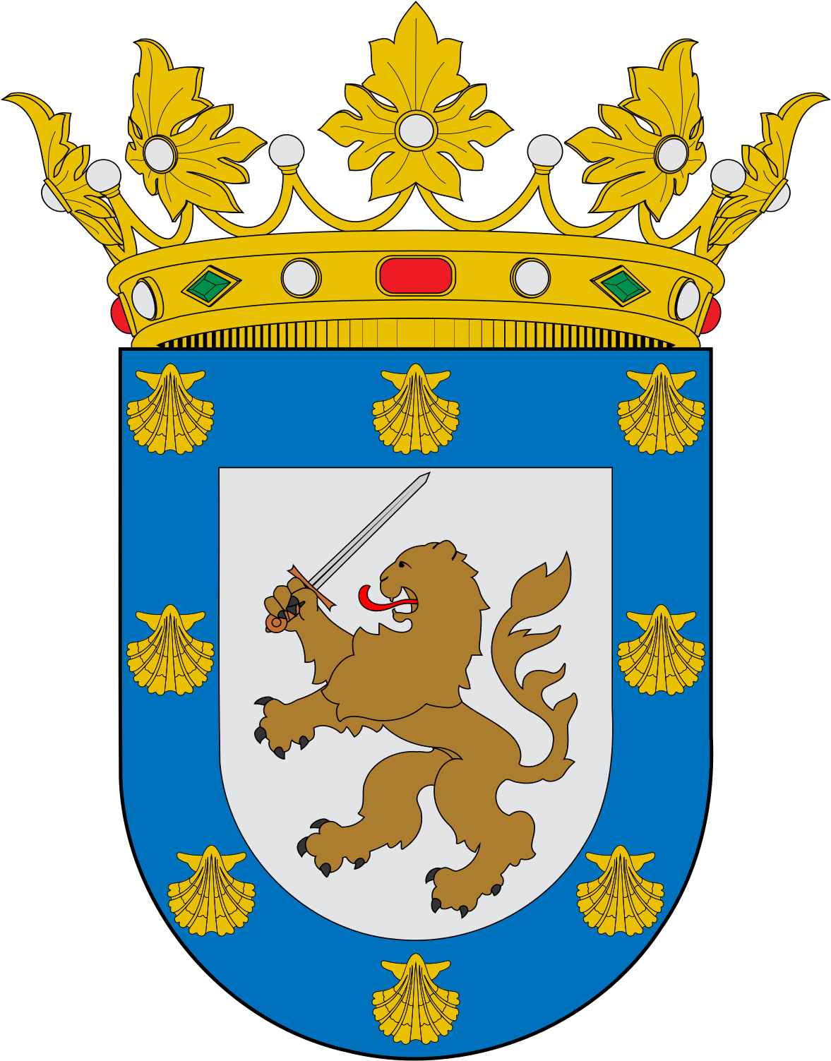 Kingdom Of Galicia Coat Of Arms (1200x1536)
