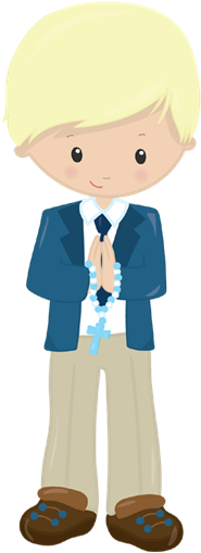Communion - First Holy Communion Clipart Boy (600x512)