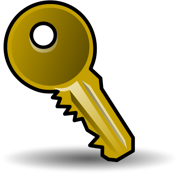 Password Key - User Accounts Icon (746x768)