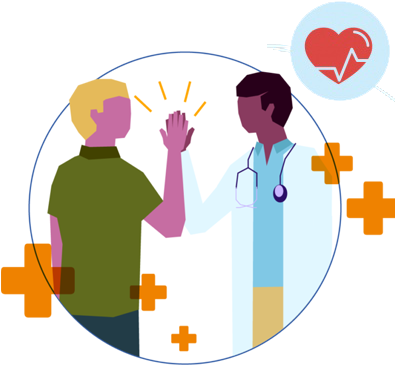 Senior Citizen - Illustration (400x424)