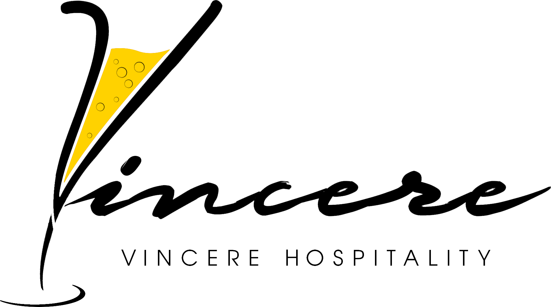 Vincere Hospitality Outside Catering Logo - Calligraphy (1853x1032)