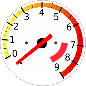 Tachometer - Rpm Counter Gif Draw (363x361)