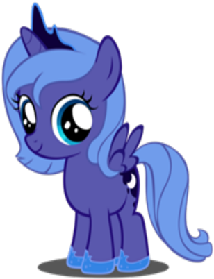 My Little Pony Clipart Filly - My Little Pony Luna Baby (420x420)