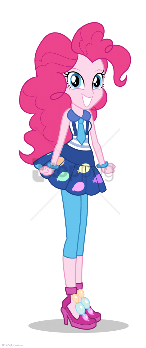 Free Png My Little Pony Pinkie Pie Equestria Girl Png - Pinkie Pie And Rainbow Dash Equestria Girls (480x1147)
