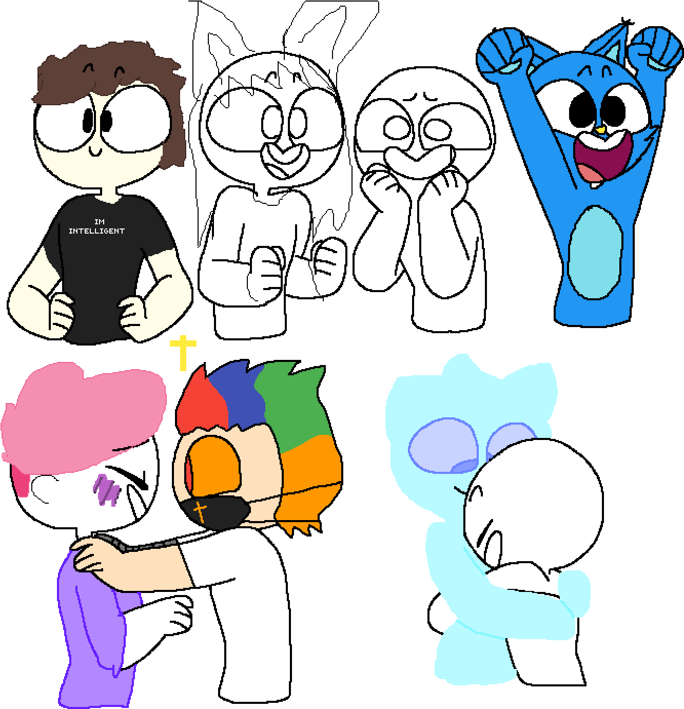 I Don't Know - Cartoon (1400x1400)