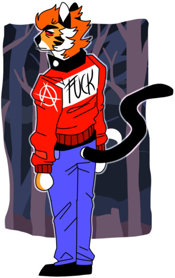 I Decided To Line And Color One Of The Sketches From - Cartoon (400x593)