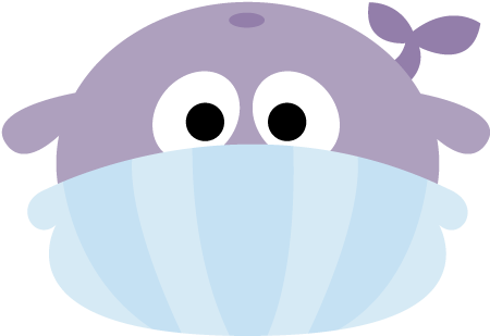 Whale Crafts For Kids - Cartoon (500x500)
