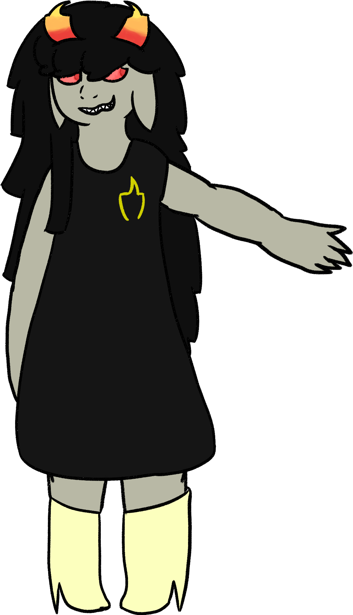 By Star ☆ Child)bronzeblood Sheep Troll Reads A Lot - Cartoon (1194x2082)