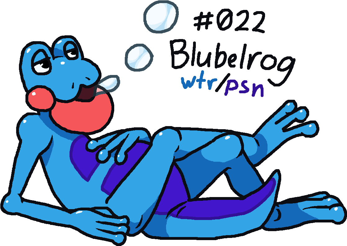 “ Fakemon Feature - Pokemon Uranium Blubelrog (1200x834)