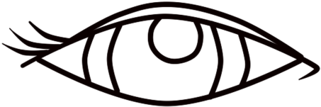 Eye,woman,female,sexy - Line Art (500x500)