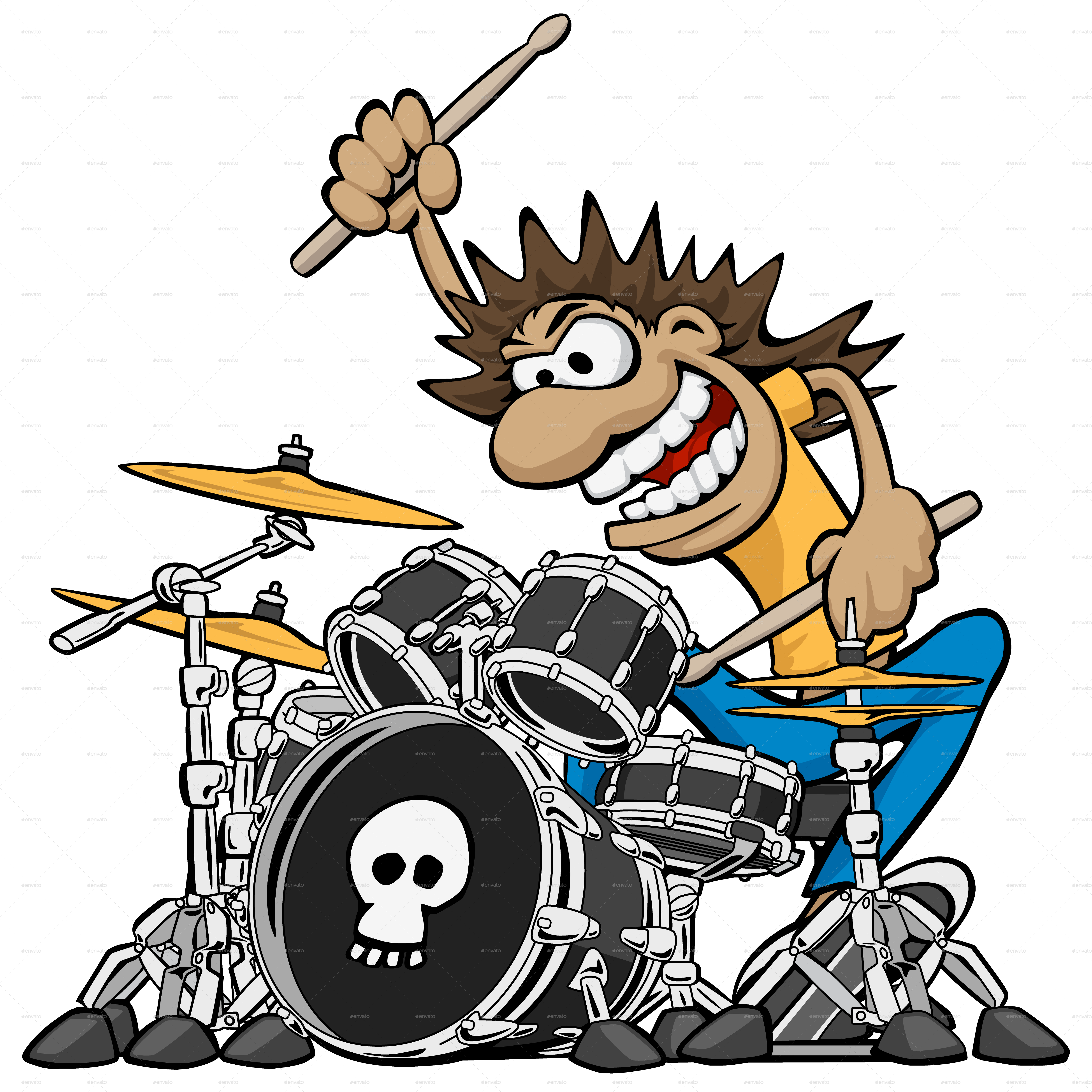 5000 X 5000 10 0 - Drummer At Drum Set (5000x5000)