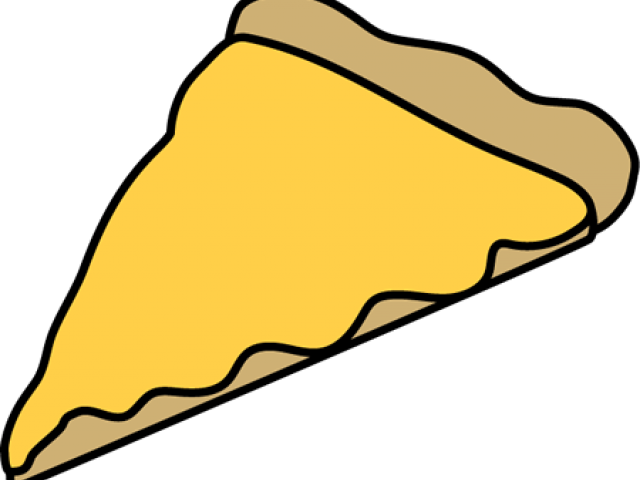Drawn Cheese Cheese Wedge - Cheese Pizza Slice Clipart (640x480)