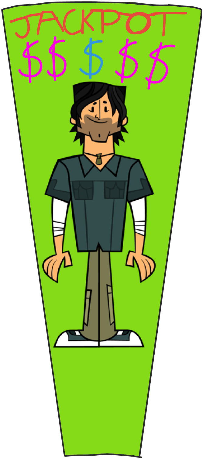Wheel Of Fortune Chris Mclean Jackpot Wedge By Nadscope99 - Total Drama Island Chris (1024x1639)