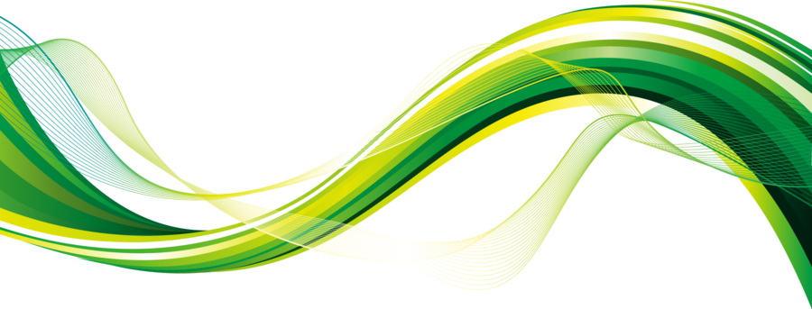 Green Waves Png Clipart Wave Clip Art - Graphic Design (900x343)