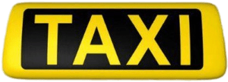 Yellow Taxi Sign - Taxi (400x400)