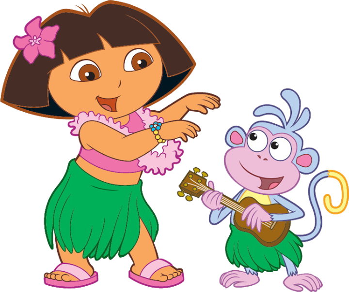 Dora La Exploradora - Dora Hula (720x604)