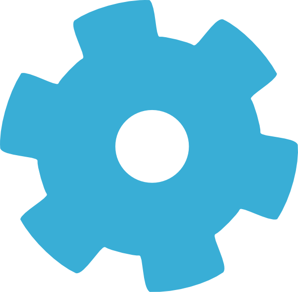 Blue Gear Wheel Svg Clip Arts 600 X 589 Px - Blue Gear Wheel Svg Clip Arts 600 X 589 Px (600x589)