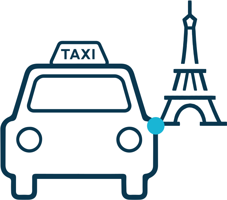 60 Vehicles Will Be Deployed In Hype By Step Taxi Fleets - Vector Graphics (1024x853)