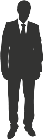 Business Woman Meeting Businessman Silhouette - Silhouette Of A Human Body (512x512)
