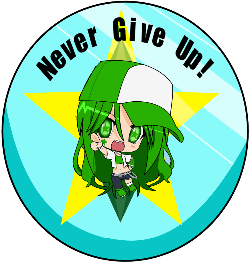 Never Give Up By Hennyloc57 - Cartoon (873x916)