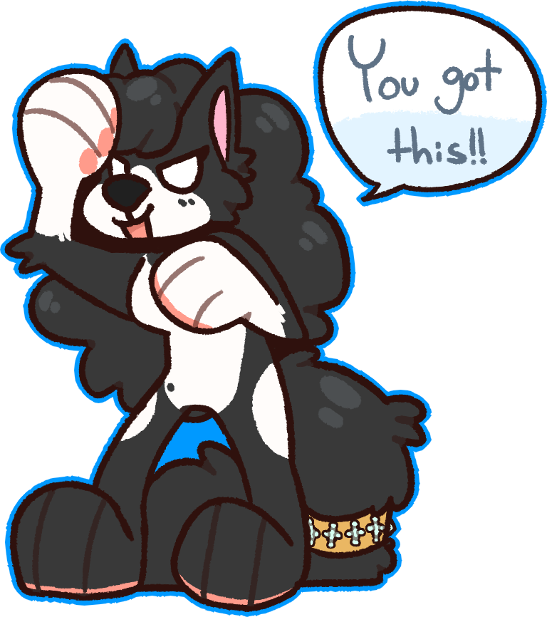 Never Give Up ~gift - Cartoon (768x866)