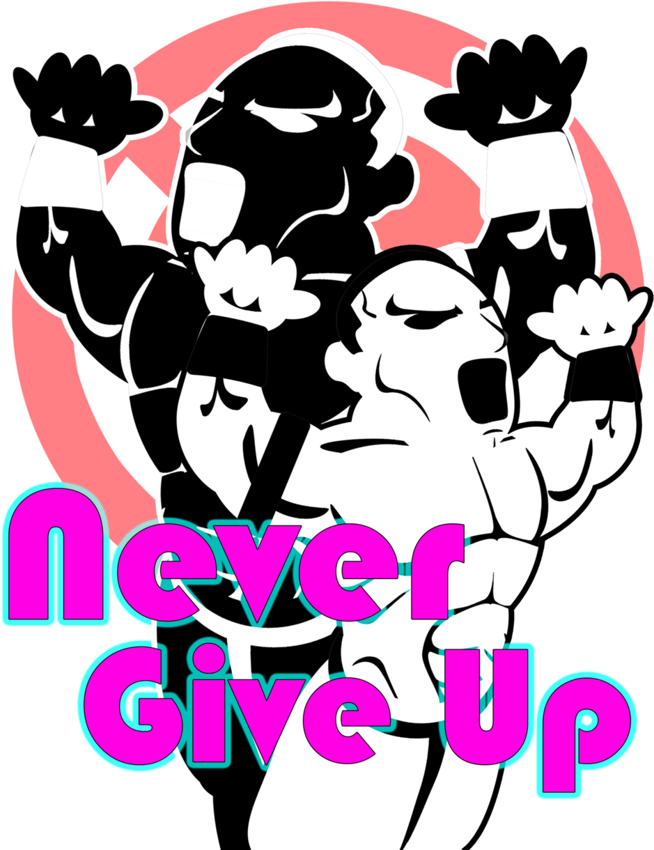 江西男x江西男never Give Up - Poster (945x1241)