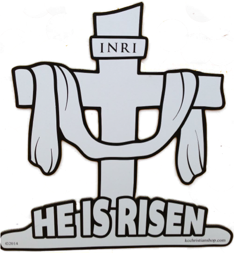 He Is Risen Magnet - Knights Columbus He Has Risen (479x519)
