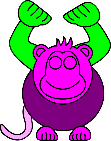 Cartoon Monkey (468x593)