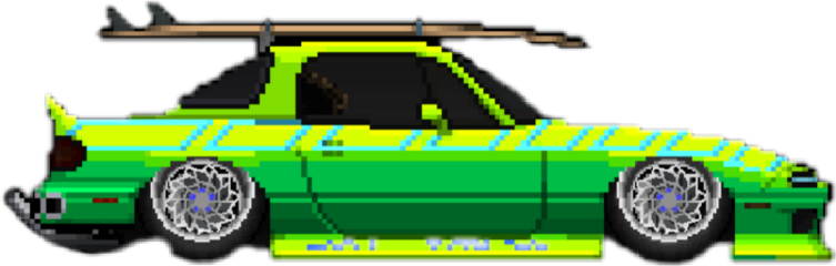 Miata Mx5 Mazda Pixelcarracer Drift - Performance Car (753x240)