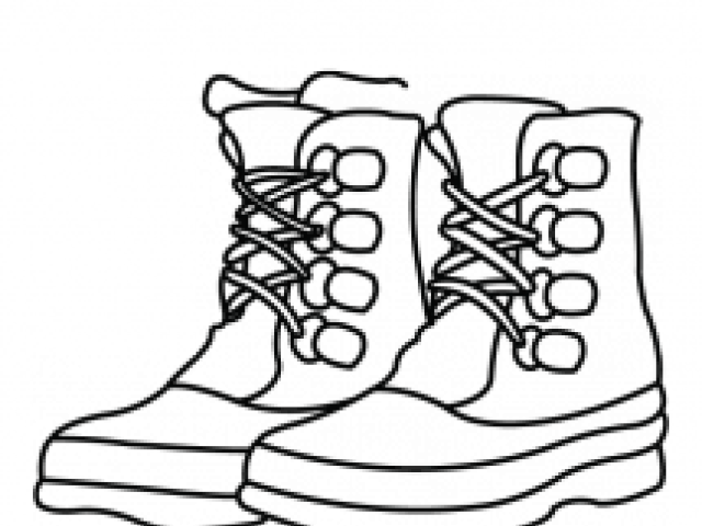 Drawn Boots Simple - Boots Drawing (640x480)