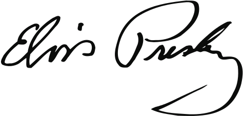 Datei - Elvispresley-logo - Svg - Elvis Presley Logo (512x247)