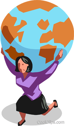 Woman With The World On Her Shoulders - Woman With World On Her Shoulders (284x480)