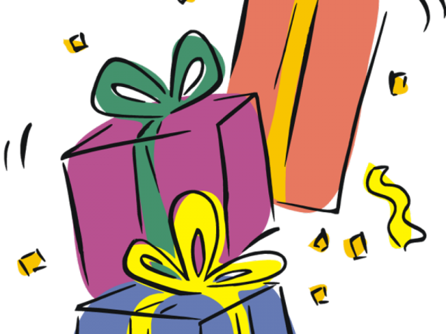 Birthday Present Clipart Birhday - Present Clip Art Gift (640x480)