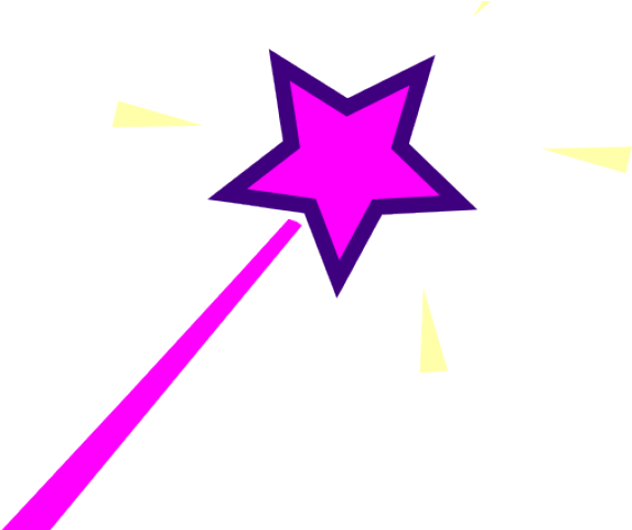 Fairy Tale Clipart Wand - Clip Art (640x480)